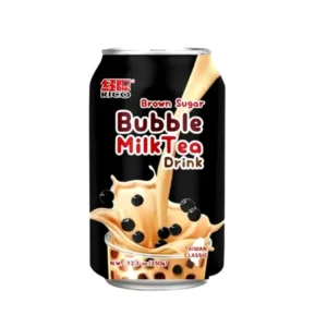 Bebida bubble milk tea con azucar rubia lata 350ml