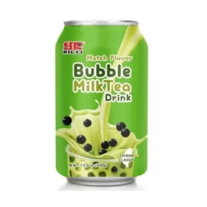 Bebida bubble milk tea matcha lata 350ml