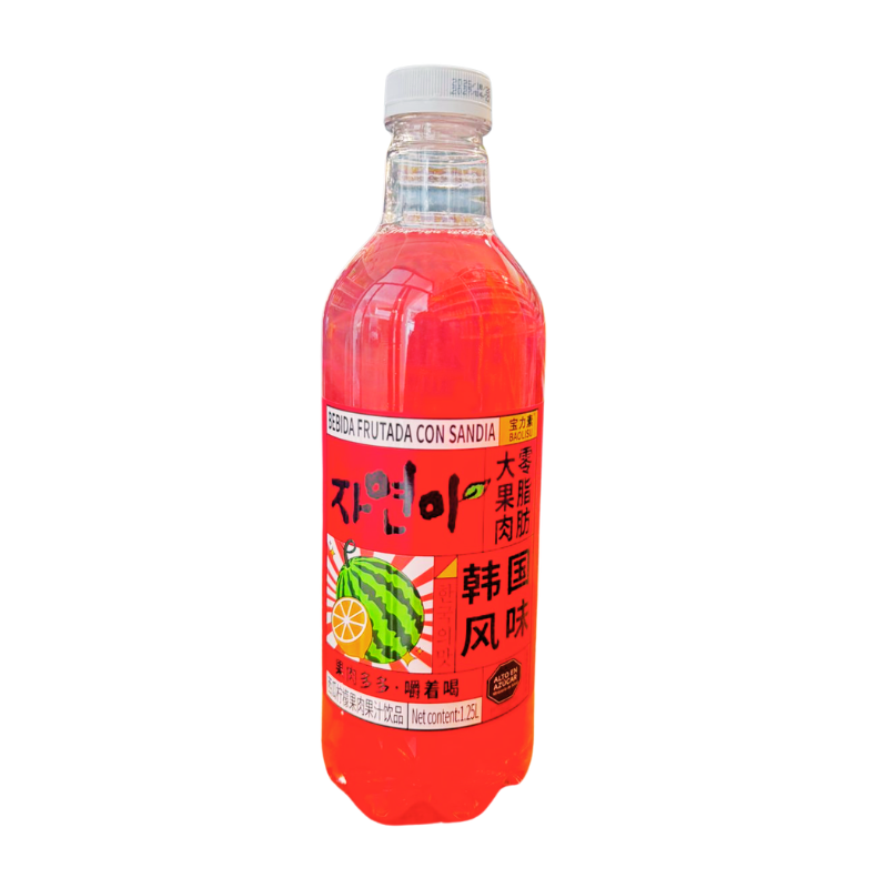 Bebida con nata de coco sandia 1.25 lt baolisu