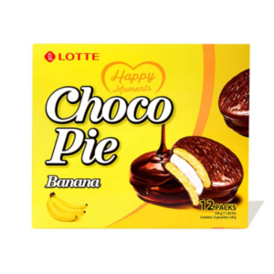 Caja choco pie banana x 12 UND