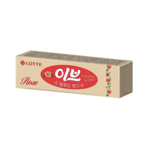 Chicle de rosas (evegum) 이브로즈 껌 lotte 26g
