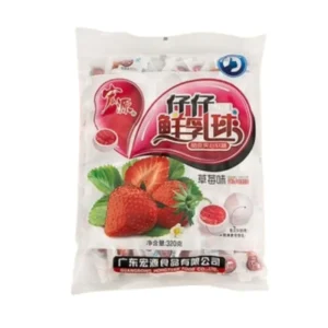 Caramelo con sabor a fresa 320gr (hong yuan)