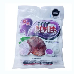 Caramelo con sabor a taro 320gr (hong yuan)