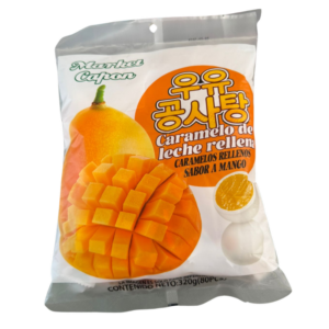 Caramelos blandos rellenos con mango 320gr