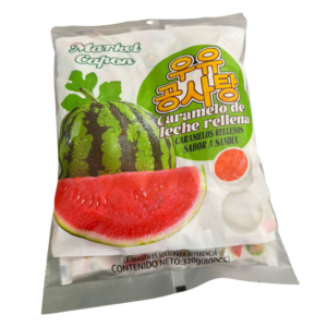 Caramelos blandos rellenos con sandia 320gr