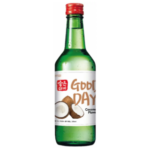 Good day soju coco 12.50% alc 360 ml.