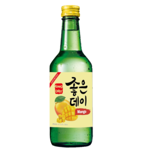 Good day soju flor de mango 12.50% alc 360 ml.
