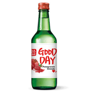 Good day soju granada 12.50% alc 360 ml.