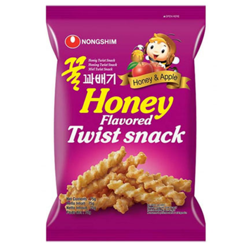 Honey Flavored Twist Snack 75G