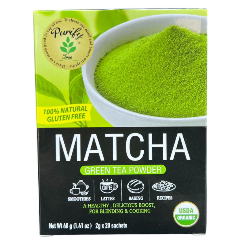 Instant green tea powder 2gr20 purif