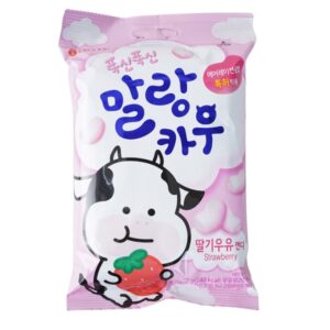 Malang cow leche de fresa 말랑카우 딸기우유