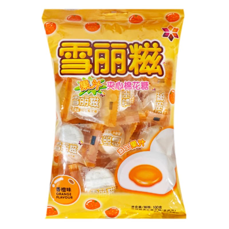 Marshmalow sabor a naranja 64g