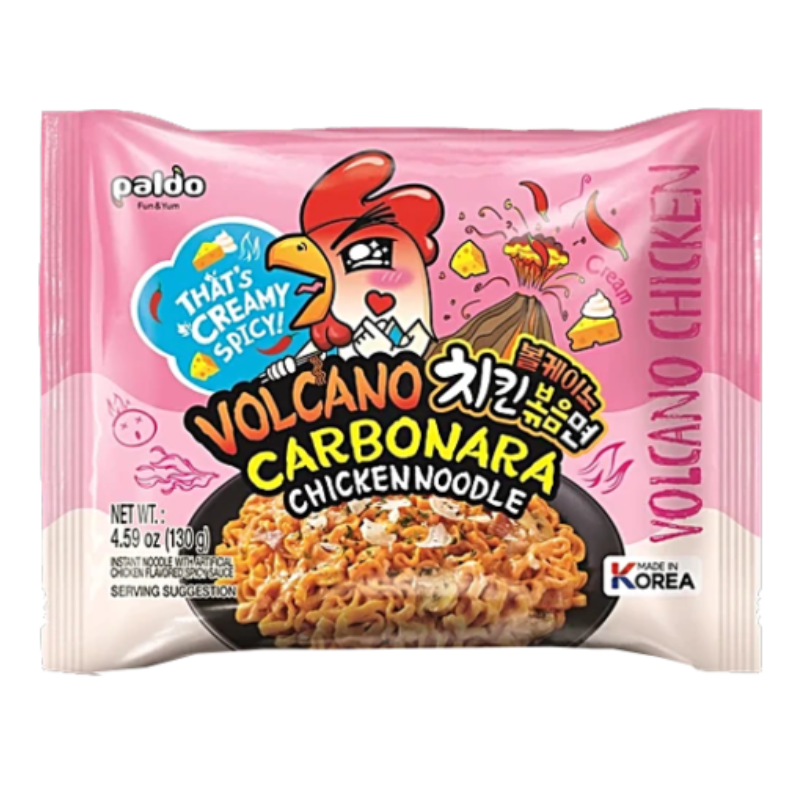 Paldo Volcano Chicken Carbonara 130g
