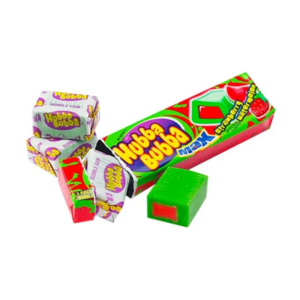 Goma de Mascar Hubba Bubba Sabor Fresa y Sandía (40g)