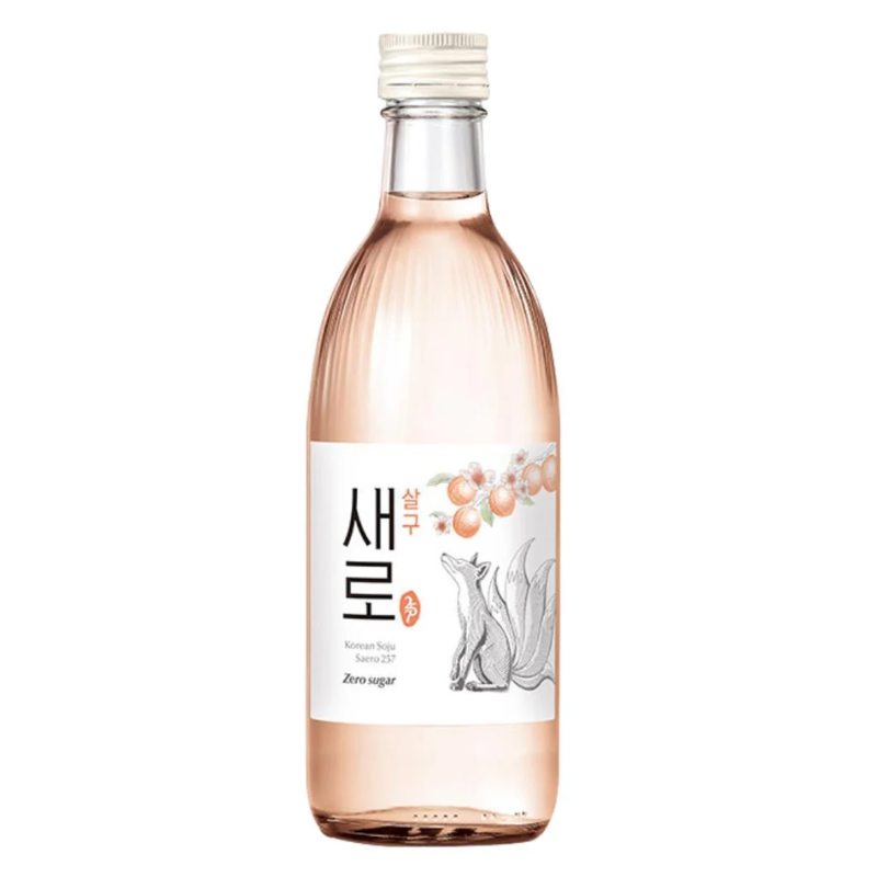 Soju Saero Apricot / Albaricoque Zero Sugar Lotte (375ml)
